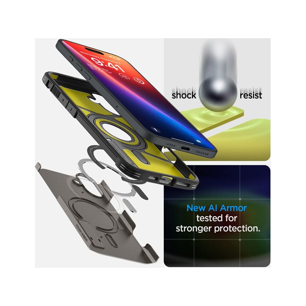 Spigen-Tough-Armor-MagSafe-kryt-iPhone-16-frost-black