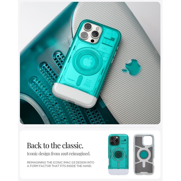 Spigen-Classic-C1-MagSafe-kryt-iPhone-16-Pro-bondi-blue