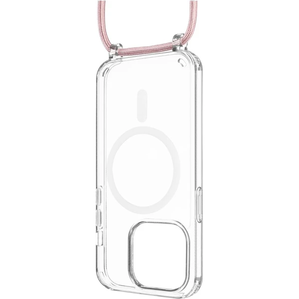 FIXED MagPure Neck kryt s růžovou šňůrkou na krk pro Apple iPhone 16 Pro Max - Pouzdra - Hlavní obrázek
