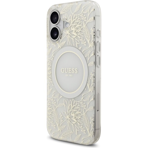 Guess-IML-Flowers-Allover-Strap-MagSafe-kryt-iPhone-17-bily