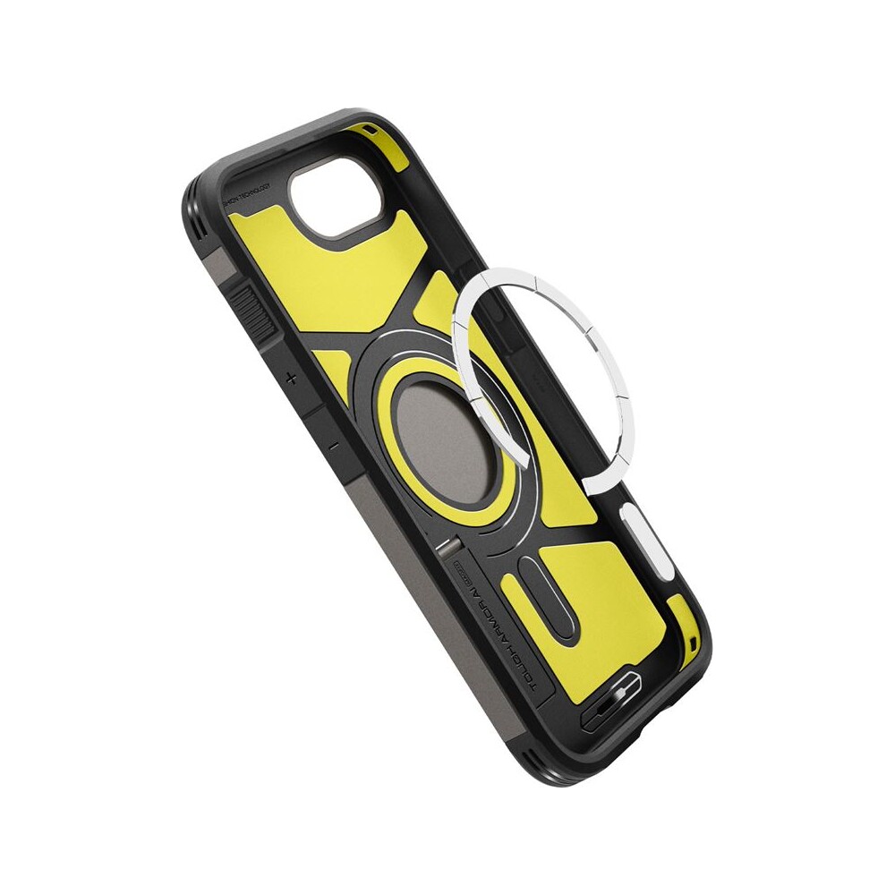 Spigen-Tough-Armor-MagSafe-kryt-iPhone-17e-16e-sedy