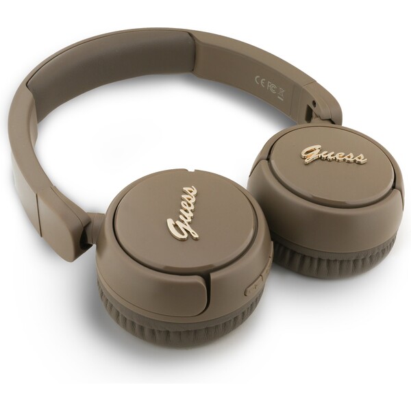 Guess-Script-Metal-Logo-bezdratova-sluchatka-hneda