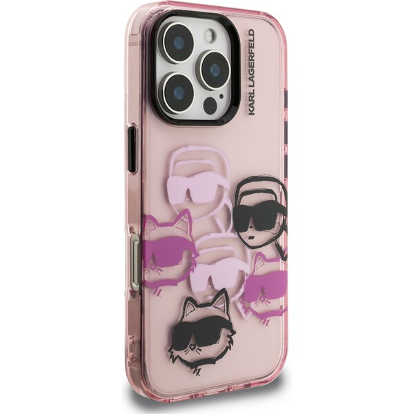 Karl-Lagerfeld-IML-Multi-K-CH-Heads-kryt-iPhone-16-Pro-ruzovy