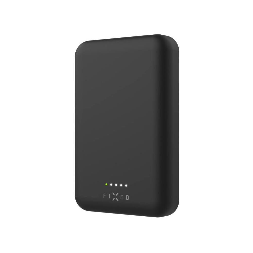 FIXED-MagZen-powerbanka-s-bezdratovym-nabijenim-a-Magsafe-6000-mAh-cerna