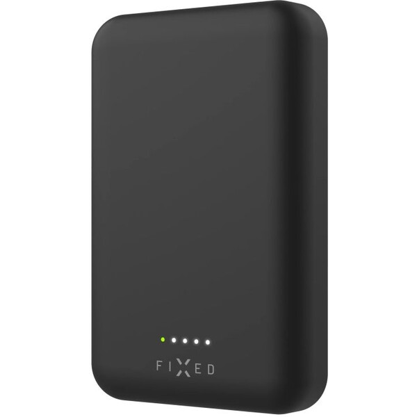 FIXED-MagZen-powerbanka-s-bezdratovym-nabijenim-a-Magsafe-6000-mAh-cerna