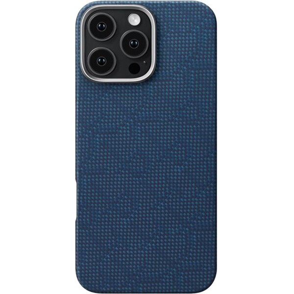 Pitaka-Tactile-Woven-Case-kryt-iPhone-16-Pro-Max-PTK-Dark-Blue