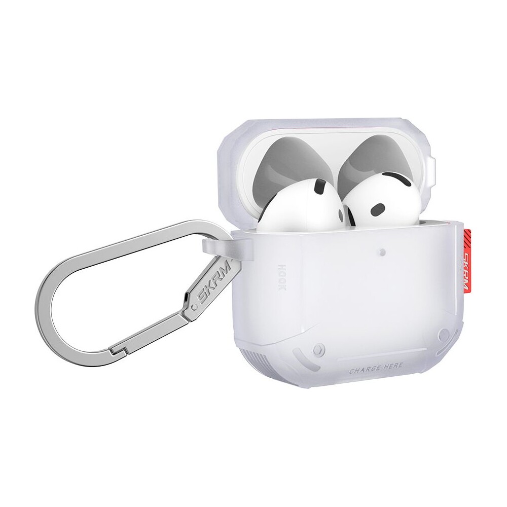 SKINARMA-Mecha-CE-pouzdro-pro-AirPods-4-bile
