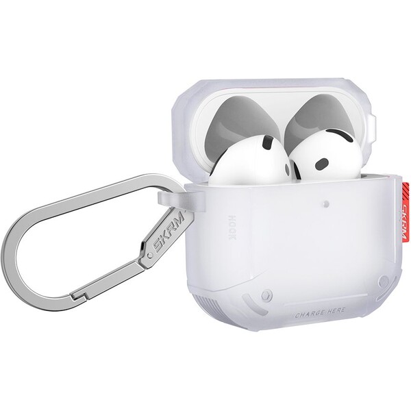 SKINARMA-Mecha-CE-pouzdro-pro-AirPods-4-bile