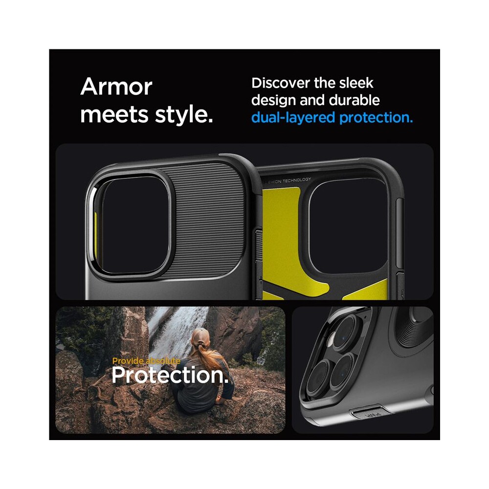 Spigen-Slim-Armor-MagSafe-kryt-iPhone-16-Pro-black