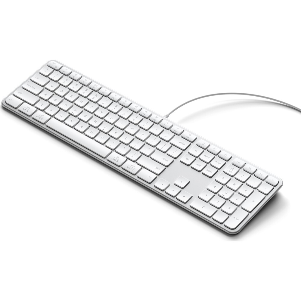 Satechi-Slim-LX3-dratova-klavesnice-US-English-stribrna