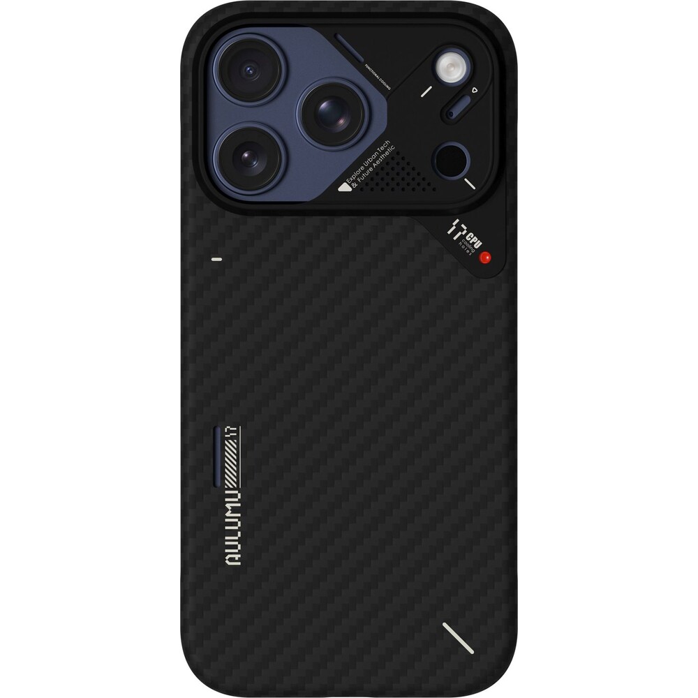 Aulumu-A17-Aramid-Fiber-MagSafe-kryt-iPhone-17-Pro-Black
