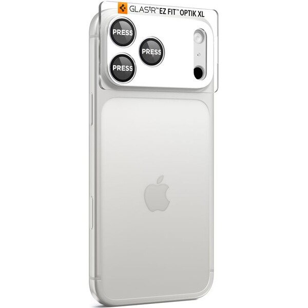 Spigen-Glass-tR-EZ-Fit-Optik-Pro-XL-sklo-na-fotoaparat-iPhone-17-Pro-stribrne