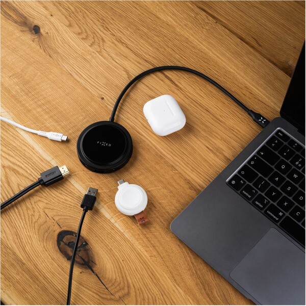 FIXED-MagHUB-7-portovy-USB-C-Hub-s-MagSafe-cerny