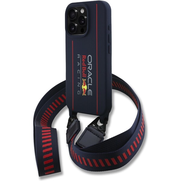 Oracle-Red-Bull-Racing-Silicone-Vertical-Logo-MagSafe-zadni-kryt-Crossbody-popruh-iPhone-16-Pro-mo