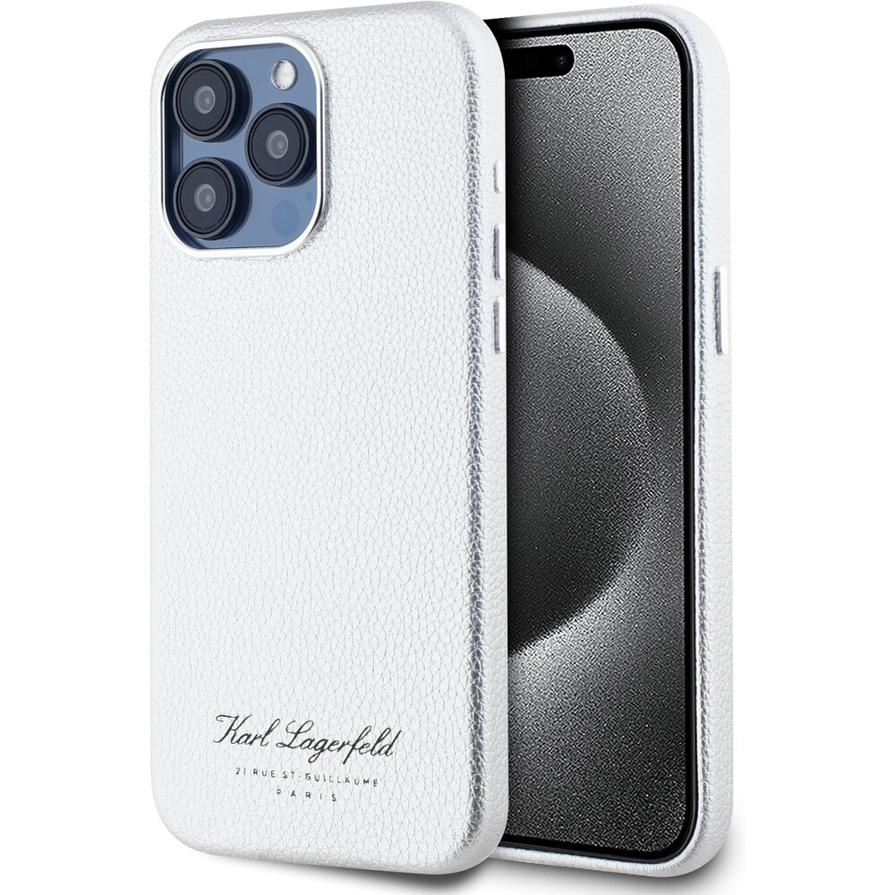 Karl-Lagerfeld-Grained-PU-Hotel-RSG-zadni-kryt-pro-iPhone-15-Pro-Max-sedy