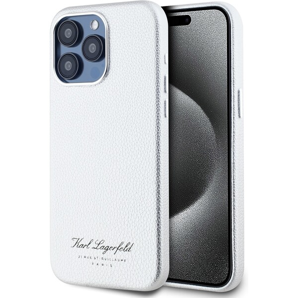 Karl-Lagerfeld-Grained-PU-Hotel-RSG-zadni-kryt-pro-iPhone-15-Pro-Max-sedy