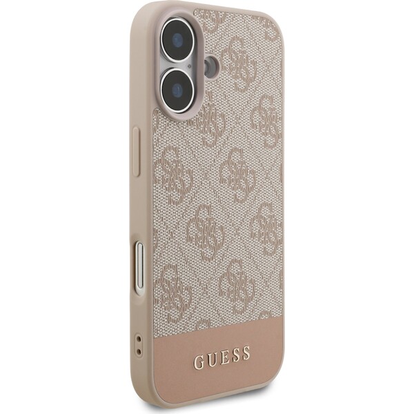 Guess-PU-4G-Stripe-Zadni-Kryt-pro-iPhone-17-ruzovy