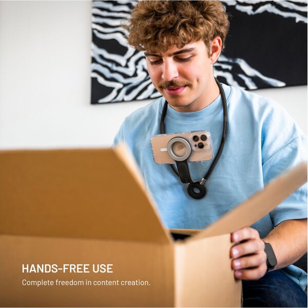 FIXED-Creator-Neck-Phone-Holder-MagSafe-drzak-na-krk-sedy