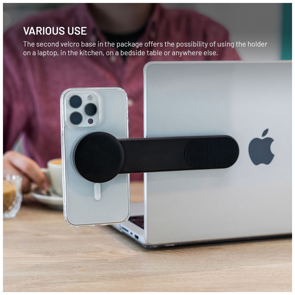 FIXED-MagFloppy-MagSafe-drzak-s-uchycenim-na-suchy-zip-cerny