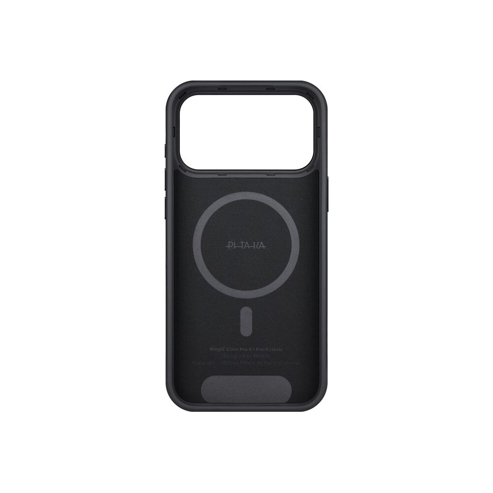 Pitaka-Aramid-UltraGuard-Case-MagSafe-kryt-iPhone-17-Pro-Black-Grey