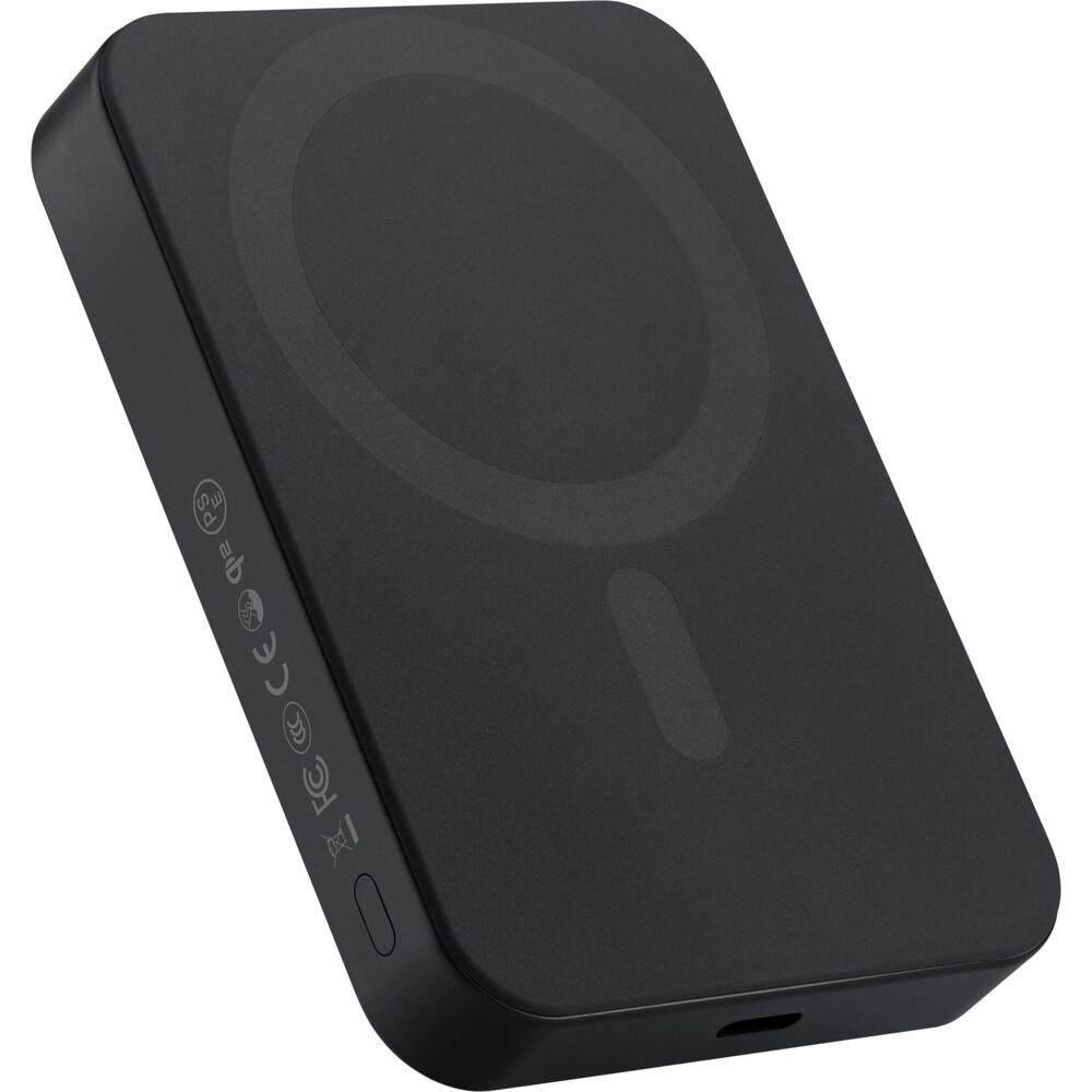 Pitaka-Powerbanka-15W-10000mAh-Qi2-MagSafe-Black-Grey